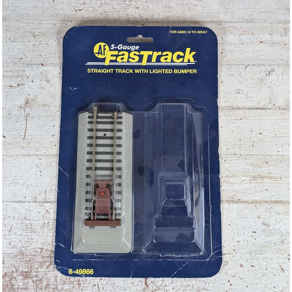 Lionel S-Gauge American Flyer AF FastTrack Straight Light Bumper SINGLE 6-49866 - Picture 1 of 3